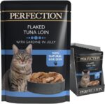 HiLife PERFECTION - Wet Cat Food - Flaked Tuna Loin with Sardine in Jelly - Natural Ingredients Grain Free, 18 x 70 g Pouches