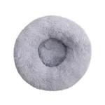 Dog Bed Donut Soft Round Plush Cat Beds For Calming Pet Anti Anxiety Washable UK