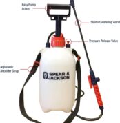 Spear & Jackson 5LPAPS 5 Litre Pump Action Pressure Sprayer