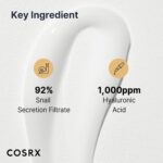COSRX Advanced Snail 92 All in One Cream Korean Snail Mucin Face Cream & Gel Moisturiser for Dry Sensitive and Anti Aging Skin, Daily Soothing
