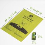 GREENER WALKER Poo Bags for Dog Waste, 540 Poop Bags,Extra Thick Strong 100% Leak Proof Biodegradable Dog Poo Bags (Deep Green)