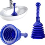 toilet plunger for drains high pressure PVC sink unblocker tool UK