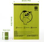 YORJA Dog Poo Bags, 720 Pet Poop Bags, Extra Thick and Strong 100% Leak-Proof Biodegradable Waste Bags