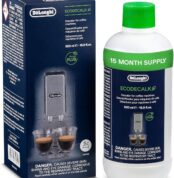 De'Longhi EcoDecalk Descaler DLSC500, 5 Decalcification Doses, Coffee Machine Descaler, Coffee Machine Maintenance Accessory, Plant-Based Ingredients,...