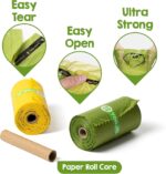YORJA Dog Poo Bags, 720 Pet Poop Bags, Extra Thick and Strong 100% Leak-Proof Biodegradable Waste Bags