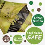 GREENER WALKER Poo Bags for Dog Waste, 540 Poop Bags,Extra Thick Strong 100% Leak Proof Biodegradable Dog Poo Bags (Deep Green)