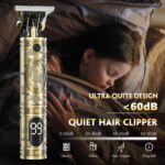 Beard Trimmer Hair Clippers Men,Cordless Rechargeable Hair Trimmer for Men,Premium Professional Barber Grooming Set with Zero Gapped T Blade Shaver & LCD Display Gift