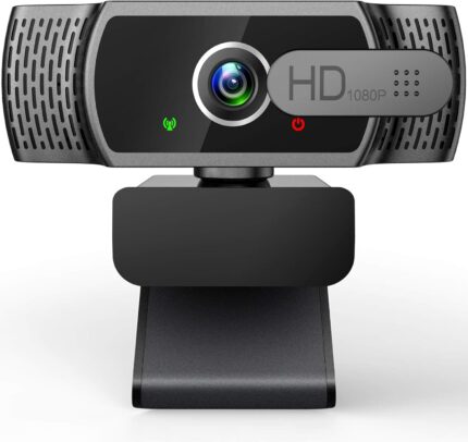 YIMONA Webcam for PC with Microphone - 1080P FHD Webcam with Privacy Cover, Plug and Play USB Web Camera for Desktop & Laptop Conference, Meeting, Zoom,...