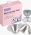 Boboduck 925 Pure Silver Nipple Shields, Original Silver Cups for Breastfeeding, Breast Shields for Nursing Newborns, Essentials Nipple Guards and Pads (Large)