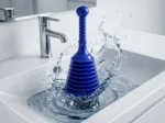 Toilet Plunger for Drains & Sinks High Pressure PVC Drain Unblocker Tool, Blue Plunger, Grey Plunger, Black Plunger - Image 5