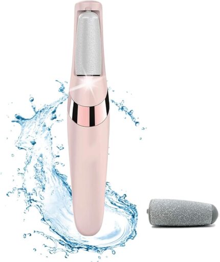 Electric Foot File, Electric Foot Callus Remover, USB Rechargeable Waterproof Hard Skin Remover Foot with 2 Rollers 2 Speed, LED Light, Professional...