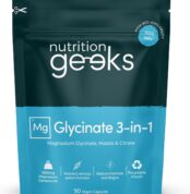 Magnesium Glycinate 3-in-1 Complex - 1800mg Supplements as Bisglycinate, Citrate & Malate 90 Vegan Capsules, Triple High Absorption 384mg Elemental, UK Made (Packaging Design May Vary)