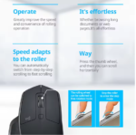 Logitech MX Master2s Wireless Bluetooth Mouse for Office iPad Laptop Desktop Computer Rechargeable Model