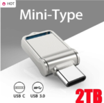 2TB OTG Type C Flash Drive Mini External Memory Stick