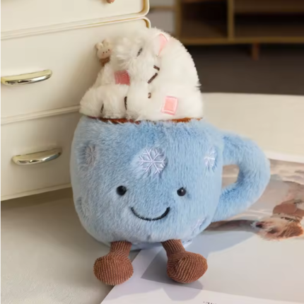 Amuseables Hot Chocolate with Marshmallows Plush toys, birthday gifts, Valentine's Day gifts, surprise gifts