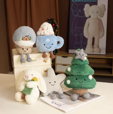 Amuseables Hot Chocolate with Marshmallows Plush toys, birthday gifts, Valentine's Day gifts, surprise gifts