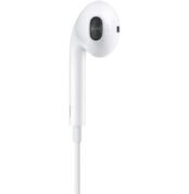 Close-up of Apple EarPods USB-C right earbud showing R label and mesh speaker grille, UK