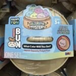 Crazy Fun holographic squishy bun mystery dumpling toy front packaging