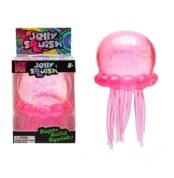 Pink jellyfish squishy toy sensory fidget stress toy in packaging