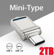 2TB USB C flash drive mini type with USB 3.0 support