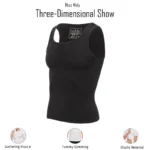 Men Slimming Body Shaper Belly Control Shapewear Man Shapers Modeling Underwear Waist Trainer Corrective Posture Vest Corset - Image 8