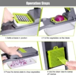 Vegetable Chopper Multifunctional Grater Cutter Kitchen Accessories Manual Fruit Slicer Potatos Shredders Cheese Onions Slicers - Image 5