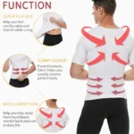 Men Slimming Body Shaper Belly Control Shapewear Man Shapers Modeling Underwear Waist Trainer Corrective Posture Vest Corset - Image 2