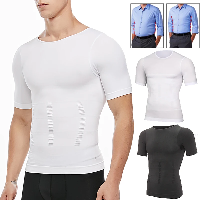 S381b337036064811a5ecc95f687de3b35.webp Men Slimming Body Shaper Belly Control Shapewear Man Shapers Modeling Underwear Waist Trainer Corrective Posture Vest Corset - Image 1